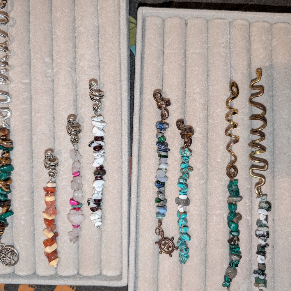 Bohemian Stone Hair Accessories Set
